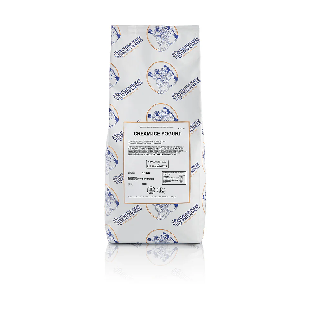 "PRE-ORDER" Frozen Yogurt Cream - Cream-Ice Yogurt - Case of 10 x 1.1 KG bags - Rubicone Canada - Ships Free Within Canada on Orders Above CAD $199 - Image 4