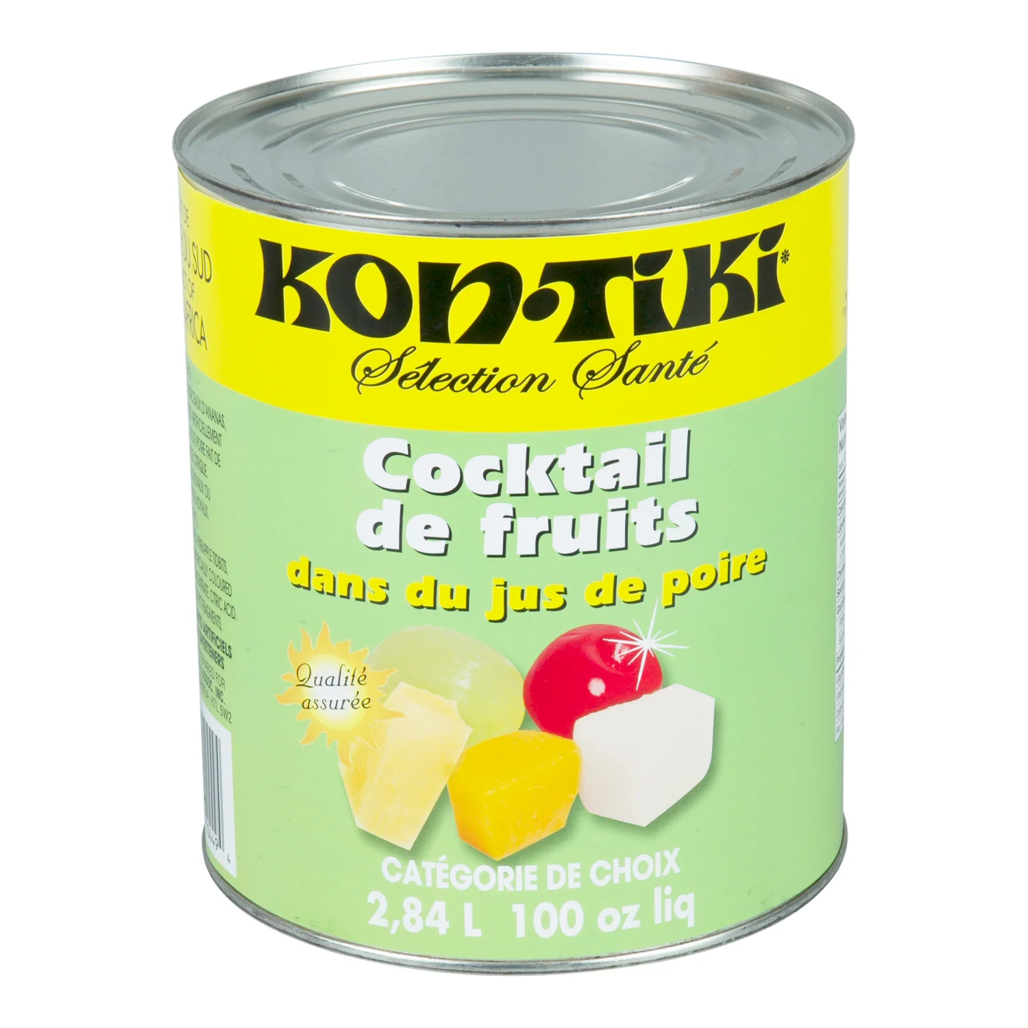 Fruit Cocktail in Natural Juice - 6 x 2.84 L - Kontiki - Restaurant and Foodservice Ingredients - Canadian Distribution - Ships Free Within Canada on Orders Above CAD $199 - Image 4