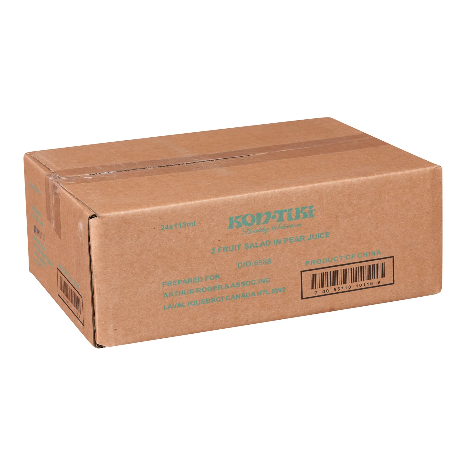 Fruit Cup Pear Peach In Juice - 24 x 113 mL - Kontiki - Restaurant and Foodservice Ingredients - Canadian Distribution - Ships Free Within Canada on Orders Above CAD $199 - Image 2