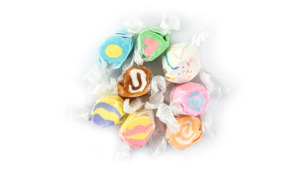 Fruit Flavored Taffy Candy - Individually Wrapped - 20 LB Box - Premium Candies & Gummies - Ships Free Within Canada on Orders Above CAD $199