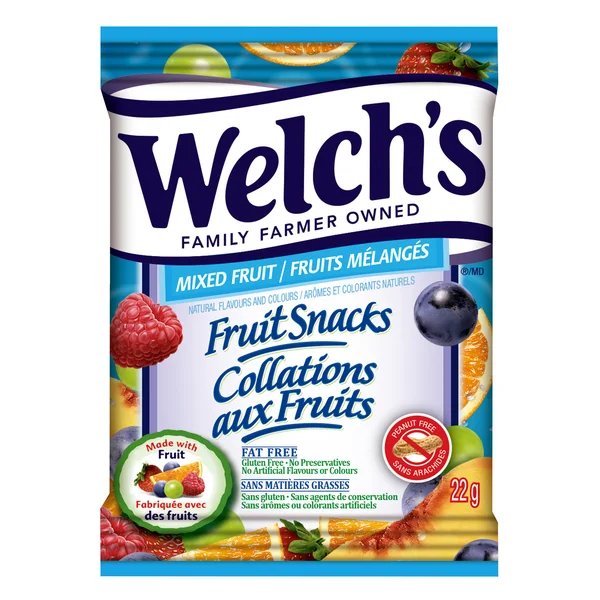 Fruit Snacks Value Pack - 240 × 22 g - Welch’s - Canadian Distribution - Ships Free Within Canada on Orders Above CAD $199