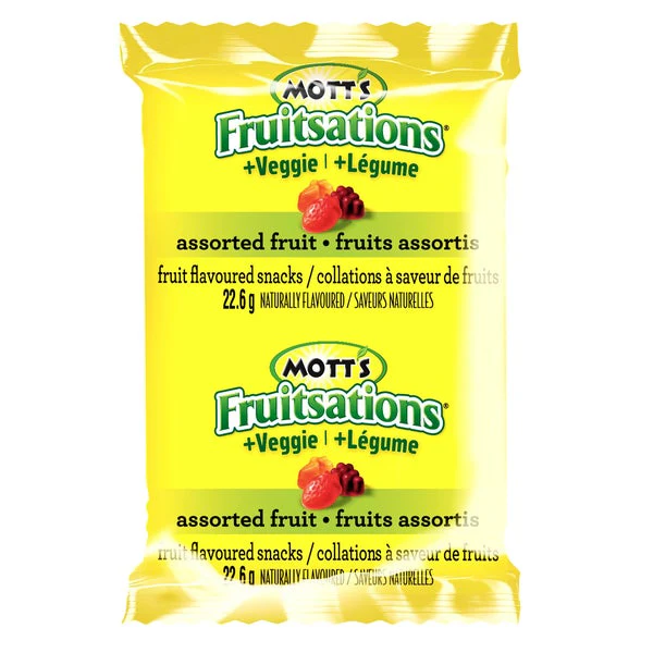 Fruitsations Assorted Fruit Snacks - 272 × 22.6 g - Mott’s - Canadian Distribution - Ships Free Within Canada on Orders Above CAD $199