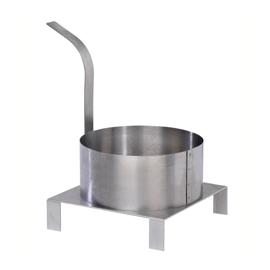 Funnel Cake Lift-Off 8" Ribbon Element Fryer Mold Ring with Extended Platform - PT5108 - Gold Medal