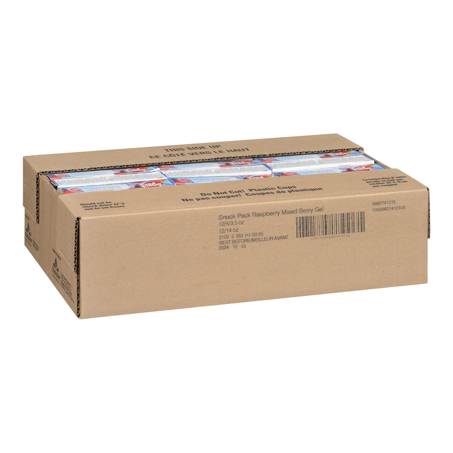 Gelatin Raspberry Miniberry Juicy Gel - 48 x 99 g - Hunt Wesson - Baking Mixes and Ingredients - Canadian Distribution - Ships Free Within Canada on Orders Above CAD $199 - Image 3