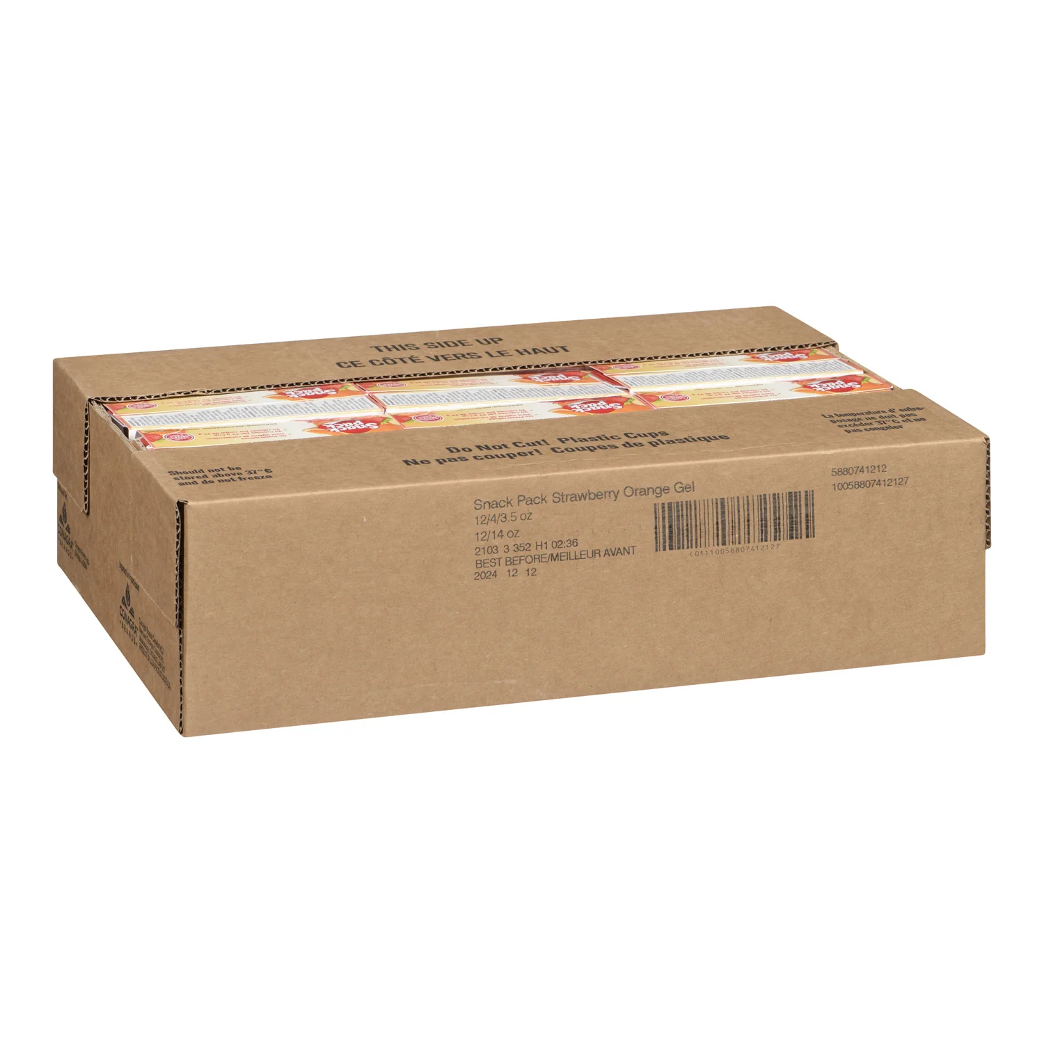 Gelatin Strawberry Orange Gels - 48 x 99 g - Hunt Wesson - Baking Mixes and Ingredients - Canadian Distribution - Ships Free Within Canada on Orders Above CAD $199 - Image 3