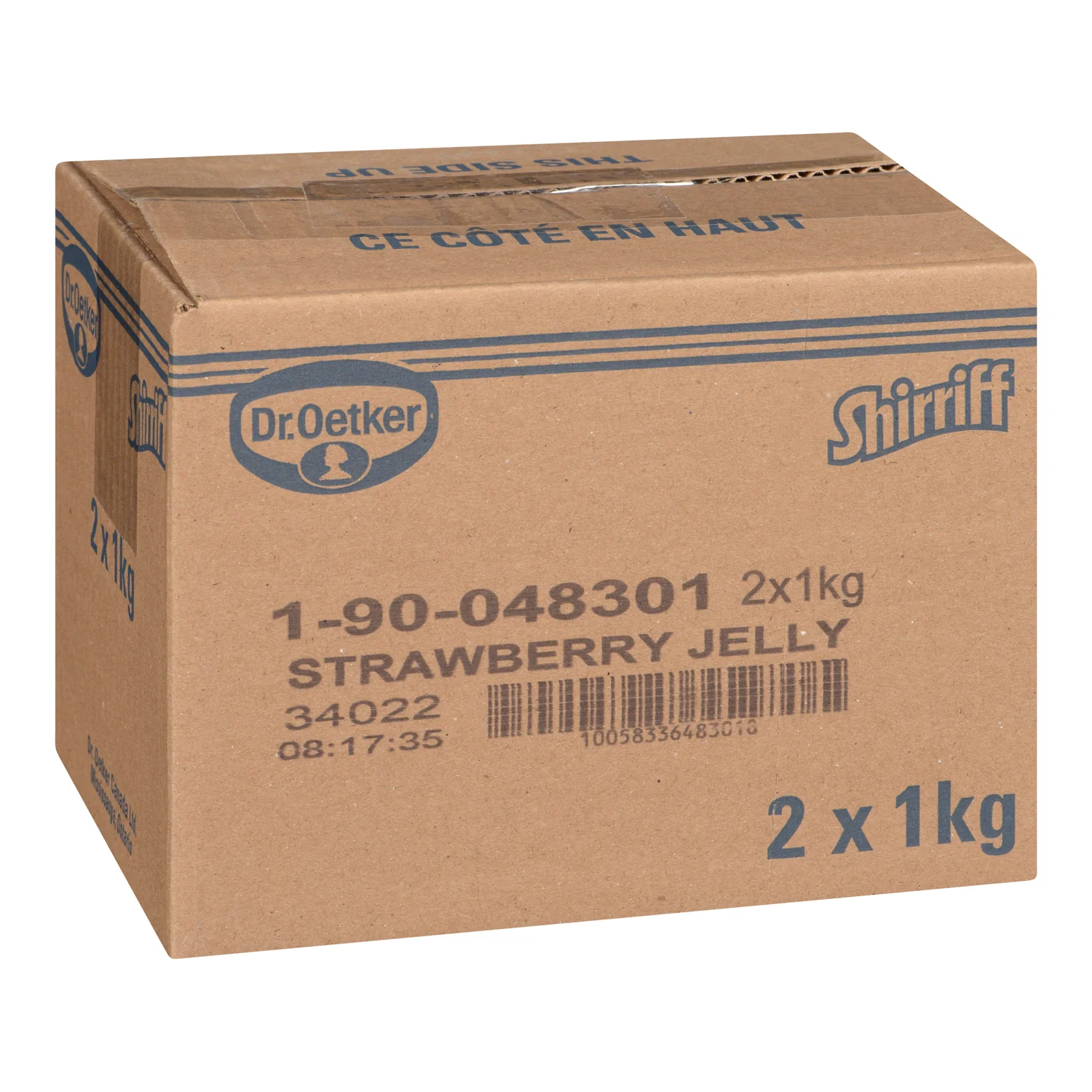 Gelatin Strawberry Powder - 2 x 1 kg - Shirriff - Baking Mixes and Ingredients - Canadian Distribution - Ships Free Within Canada on Orders Above CAD $199 - Image 3