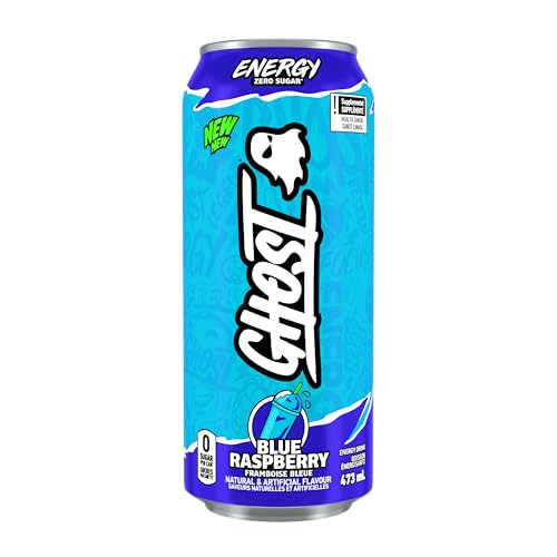 GHOST Blue Raspberry Energy Drink - 12 Pack Cans - Canadian Distribution - Ships Free Within Canada on Orders Above CAD $199 - Image 3