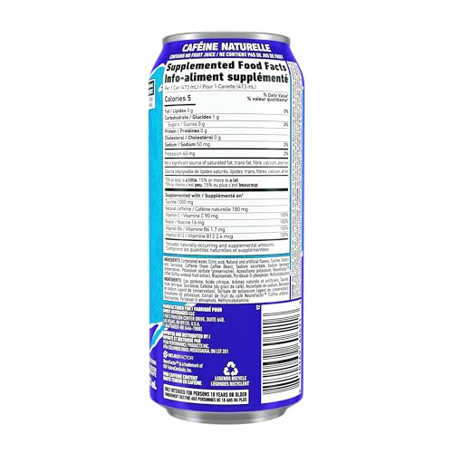 GHOST Blue Raspberry Energy Drink - 12 Pack Cans - Canadian Distribution - Ships Free Within Canada on Orders Above CAD $199 - Image 4
