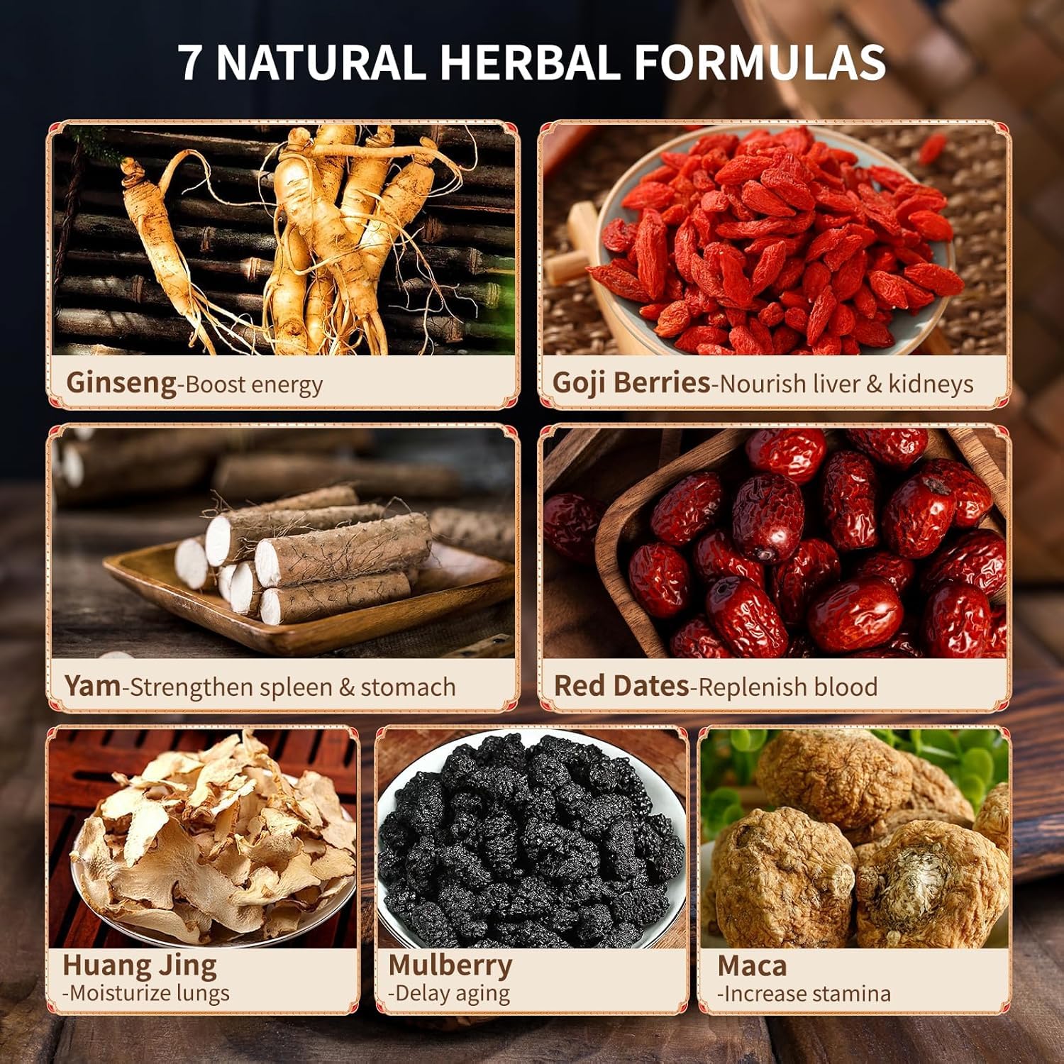 Ginseng Five Treasures – Detox Herbal Tea – Five Treasures Formula – 2 Pack / 50 Bags - Canadian Distribution - Ships Free Within Canada on Orders Above CAD $199 - Image 5