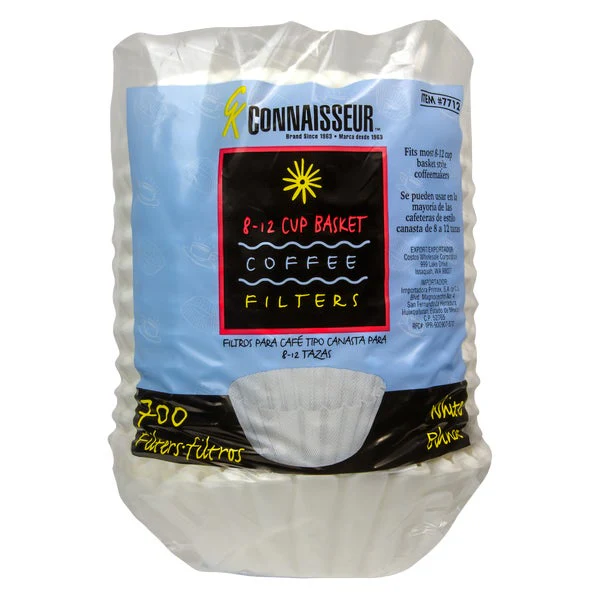 GK Connaisseur 8-to-12-cup Basket Coffee Filters - Pack of 700 - Disposables, Restaurant Packaging and Take-Out Supplies - Canadian Distribution - Ships Free Within Canada on Orders Above CAD $199