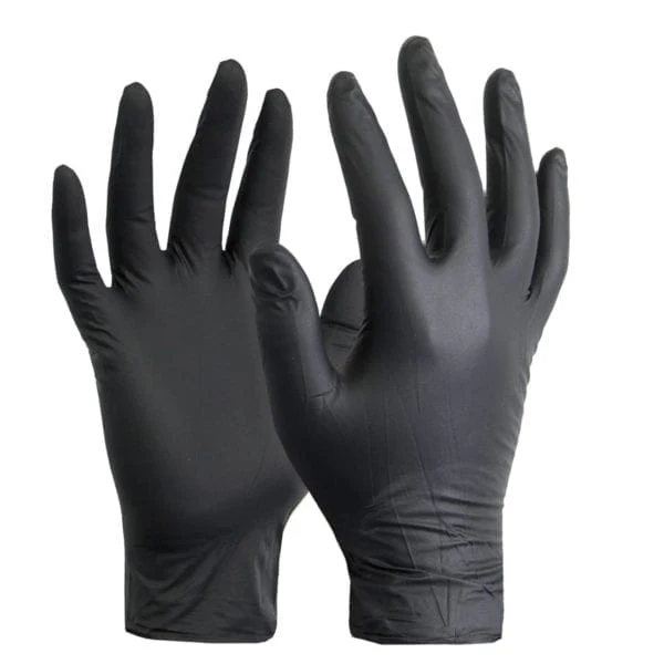 Rhino - NX9 - Black Nitrile Gloves - PF - Large - 900L - Image 6