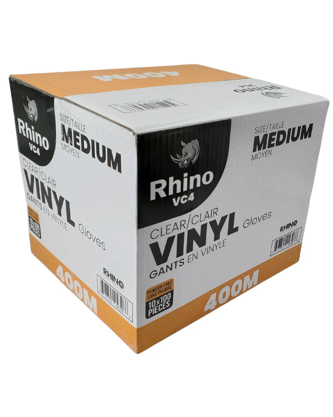 Rhino - VC4 - Clear Vinyl Gloves - Medium - 400M - Image 8