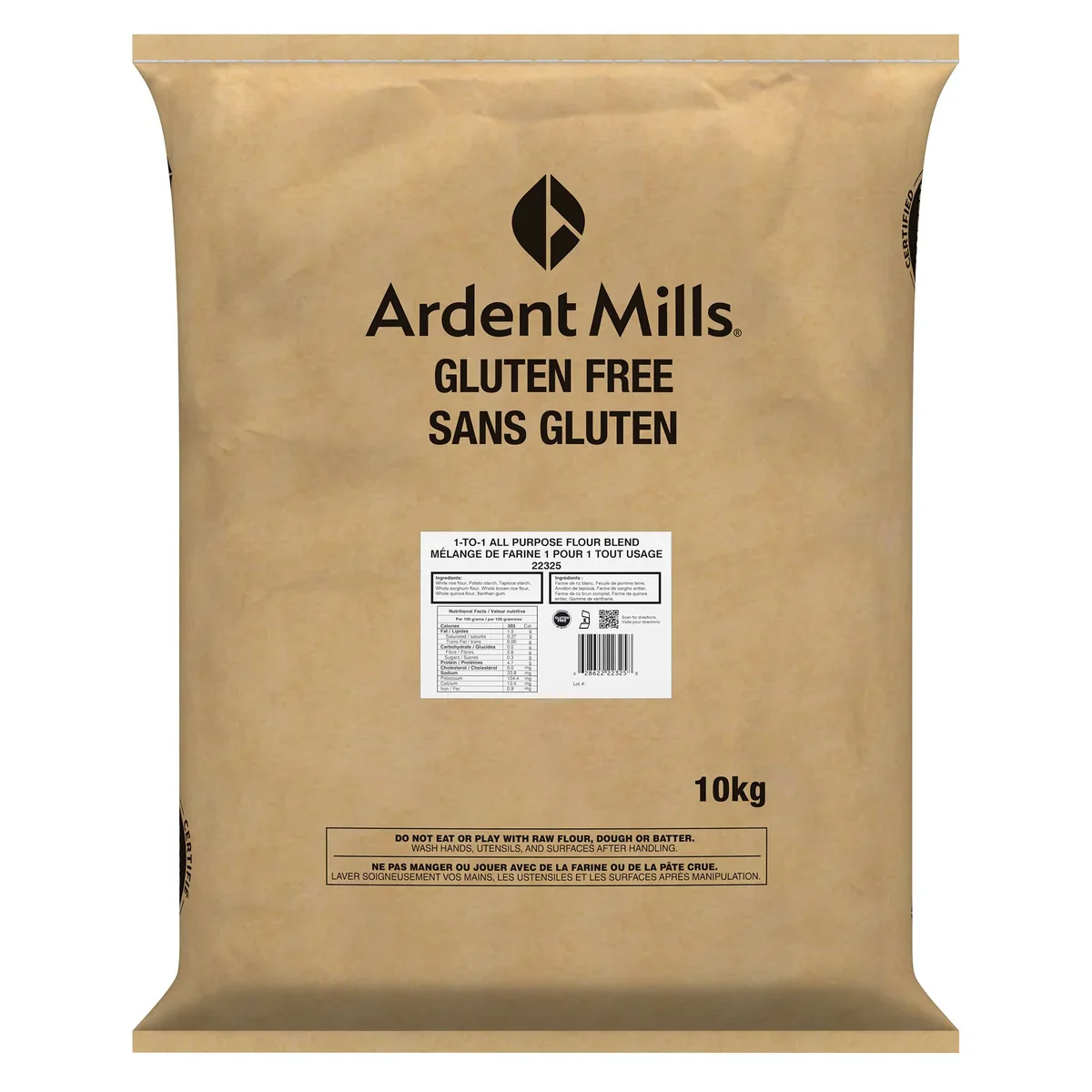 Gluten-Free 1 to 1 All Purpose Flour Blend - 10kg - Ardent Mills - Restaurant and Foodservice Ingredients - Canadian Distribution - Ships Free Within Canada on Orders Above CAD $199