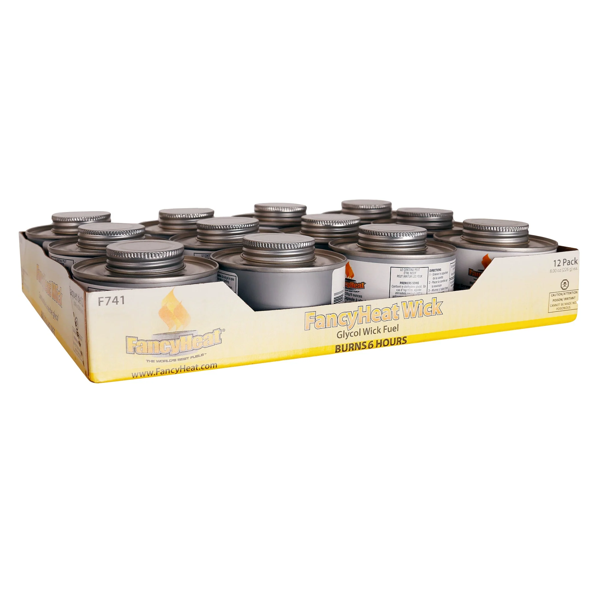 Glycol Wick Fuel - Pack of 12 - FancyHeat - Restaurant Equipment and Smallwares - Canadian Distribution