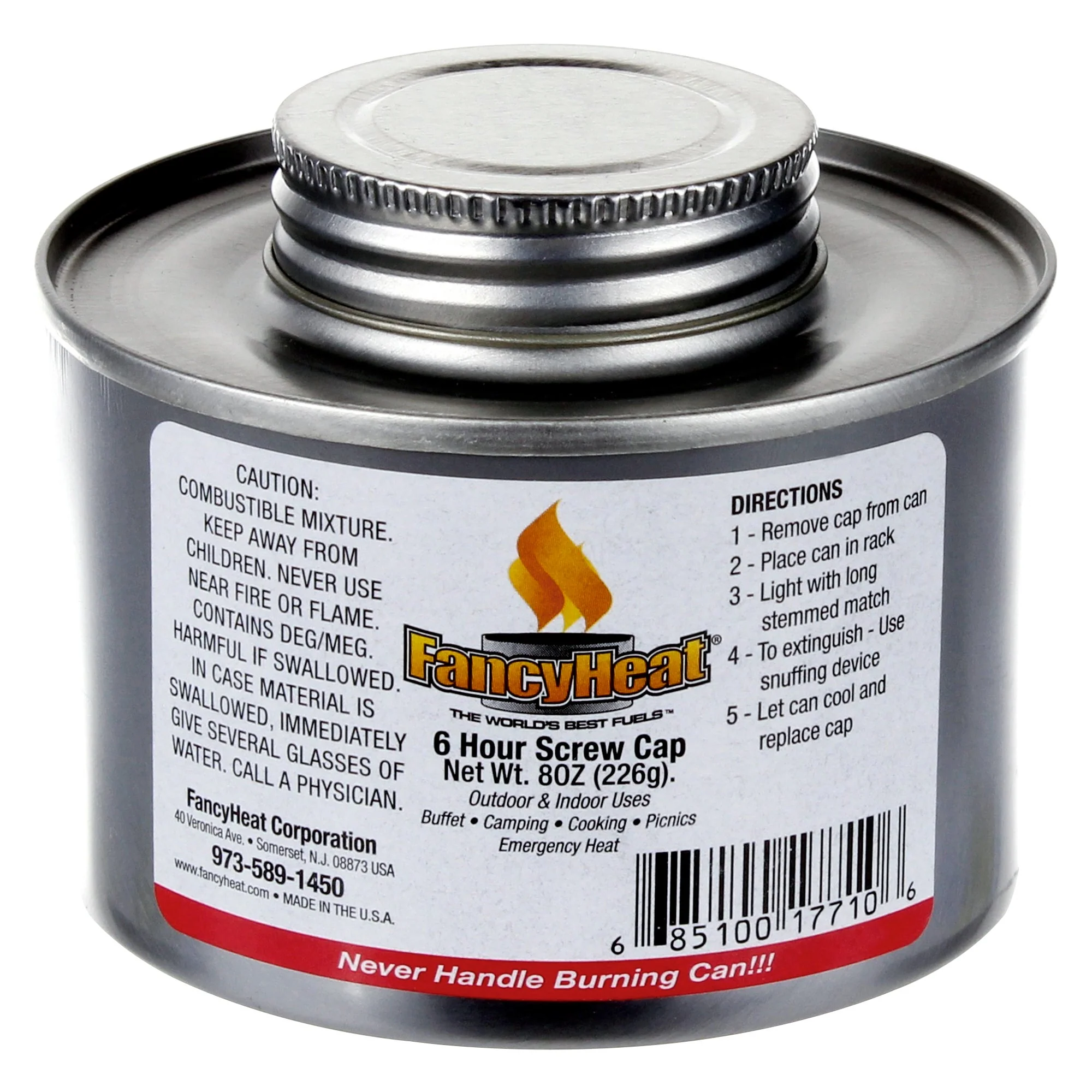Glycol Wick Fuel - Pack of 12 - FancyHeat - Restaurant Equipment and Smallwares - Canadian Distribution - Image 2