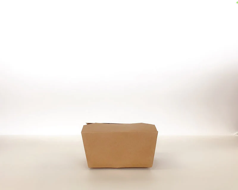 Go Box PLA lined 5.11"x4.5"x2.5" 200cs - Disposable Take Away Food Packaging - Canadian Distribution