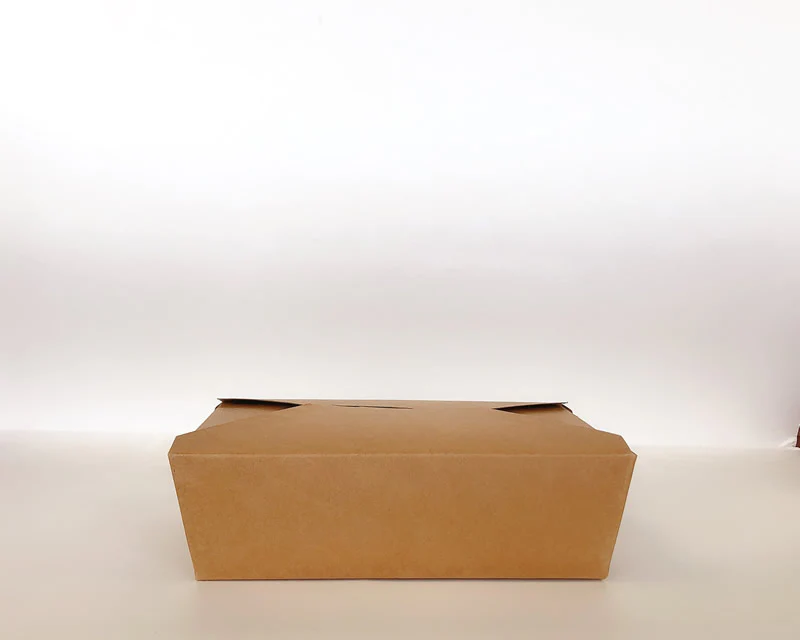 Go Box PLA lined 8.5"x6.5"x2.5" 200cs - Disposable Take Away Food Packaging - Canadian Distribution