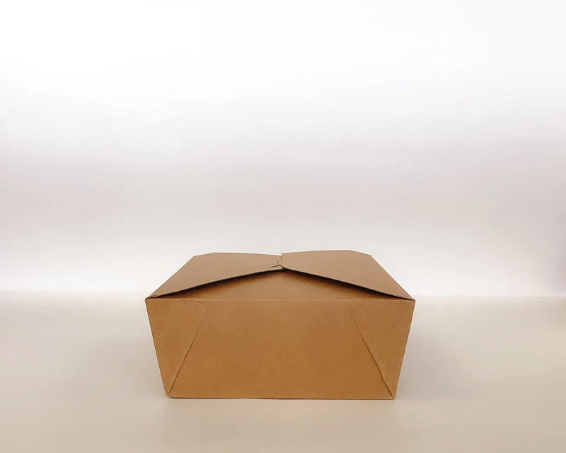 Go Box PLA lined 8.5"x6.5"x2.5" 200cs - Disposable Take Away Food Packaging - Canadian Distribution - Image 2