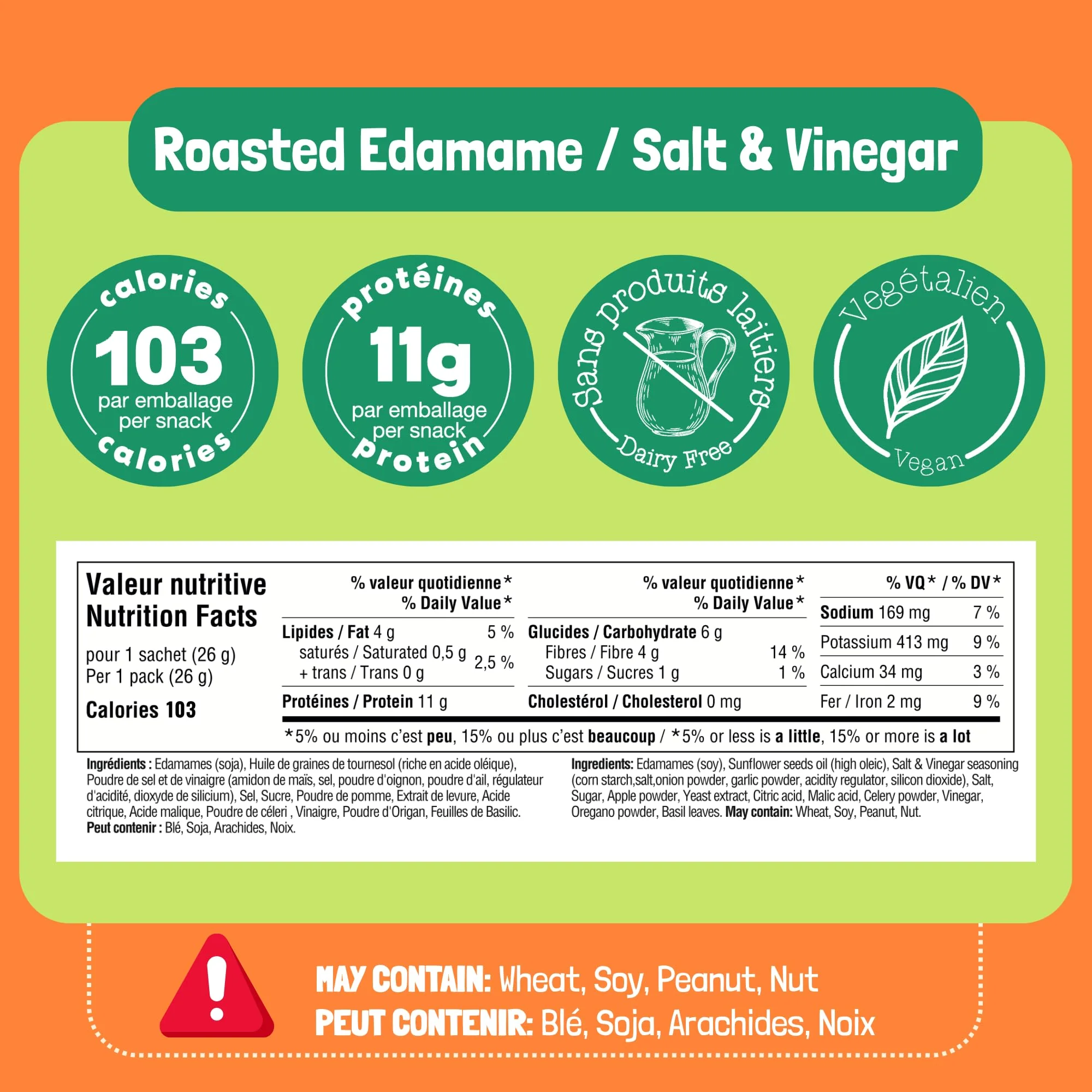 GoBeanz – Crunchy Roasted Edamame – Salt & Vinegar – 20 Pack - Canadian Distribution - Ships Free Within Canada on Orders Above CAD $199 - Image 5