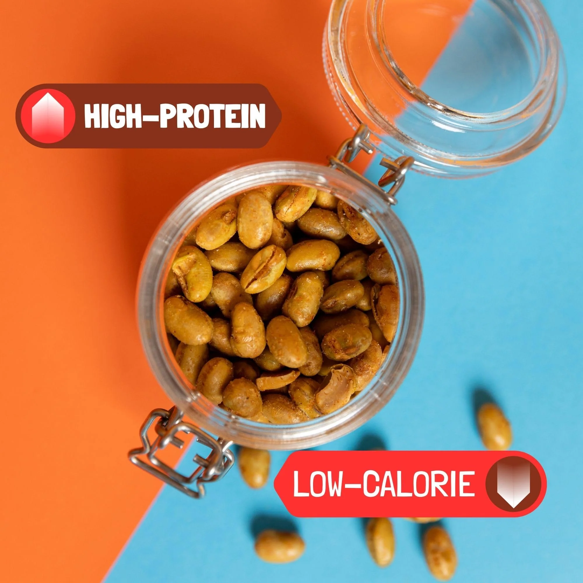 GoBeanz – Roasted Edamame – Sriracha – High-Protein Snack – 20 Packs - Canadian Distribution - Ships Free Within Canada on Orders Above CAD $199 - Image 2