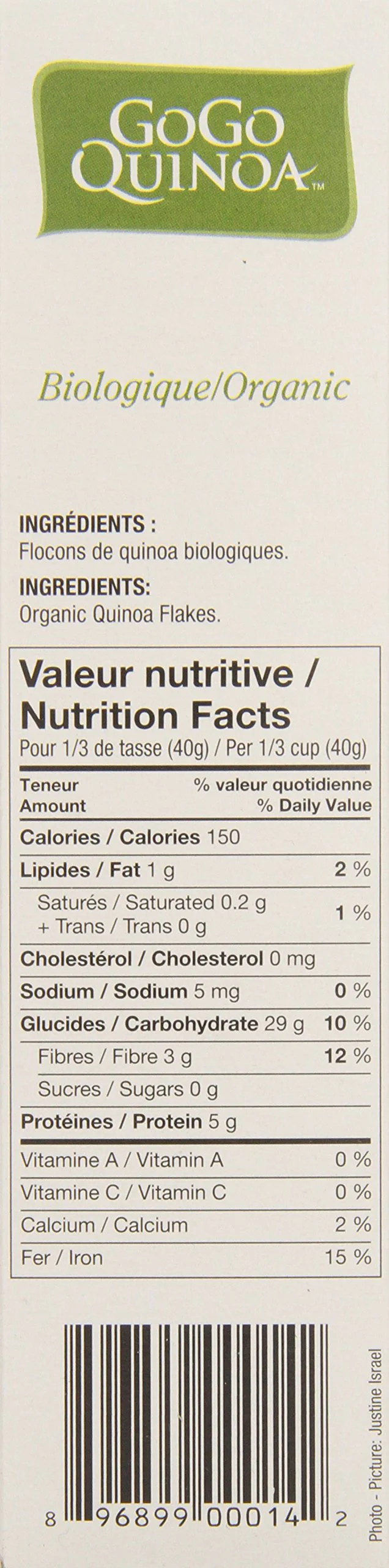 GoGo Quinoa Flakes Cereal - 2 x 350G Organic Breakfast - Canadian Distribution - Ships Free Within Canada on Orders Above CAD $199 - Image 5