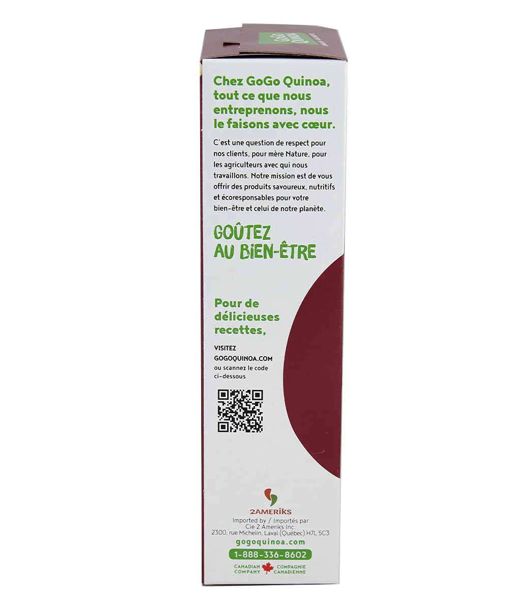 GoGo Quinoa Organic Macaroni Pasta - Rice & Quinoa Blend, Gluten Free, Cooks in 3 Minutes, 2 x 227g - Canadian Distribution - Ships Free Within Canada on Orders Above CAD $199 - Image 2