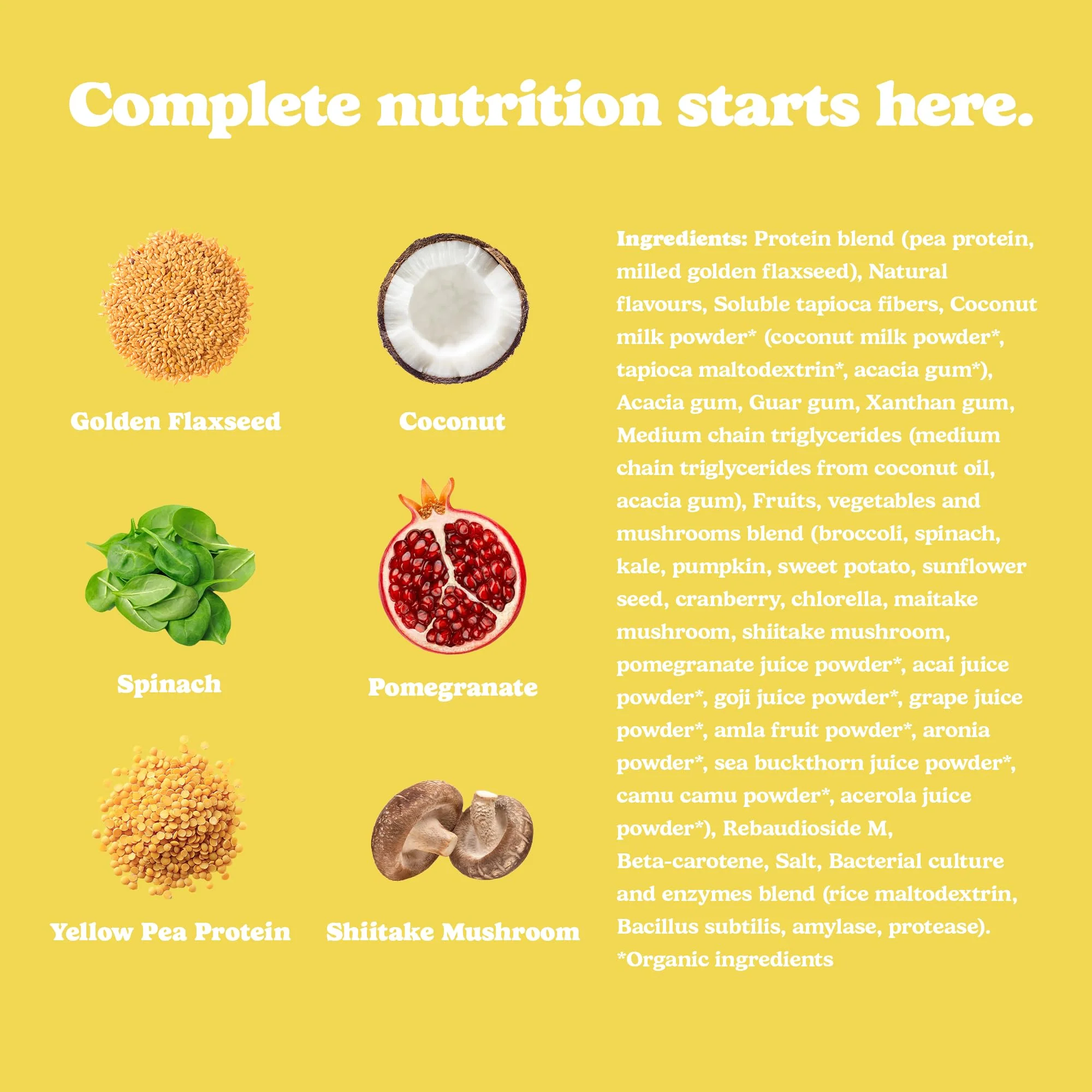 Good Protein – Bananas & Cream All-in-One Vegan Protein Powder – 880g - Canadian Distribution - Ships Free Within Canada on Orders Above CAD $199 - Image 2