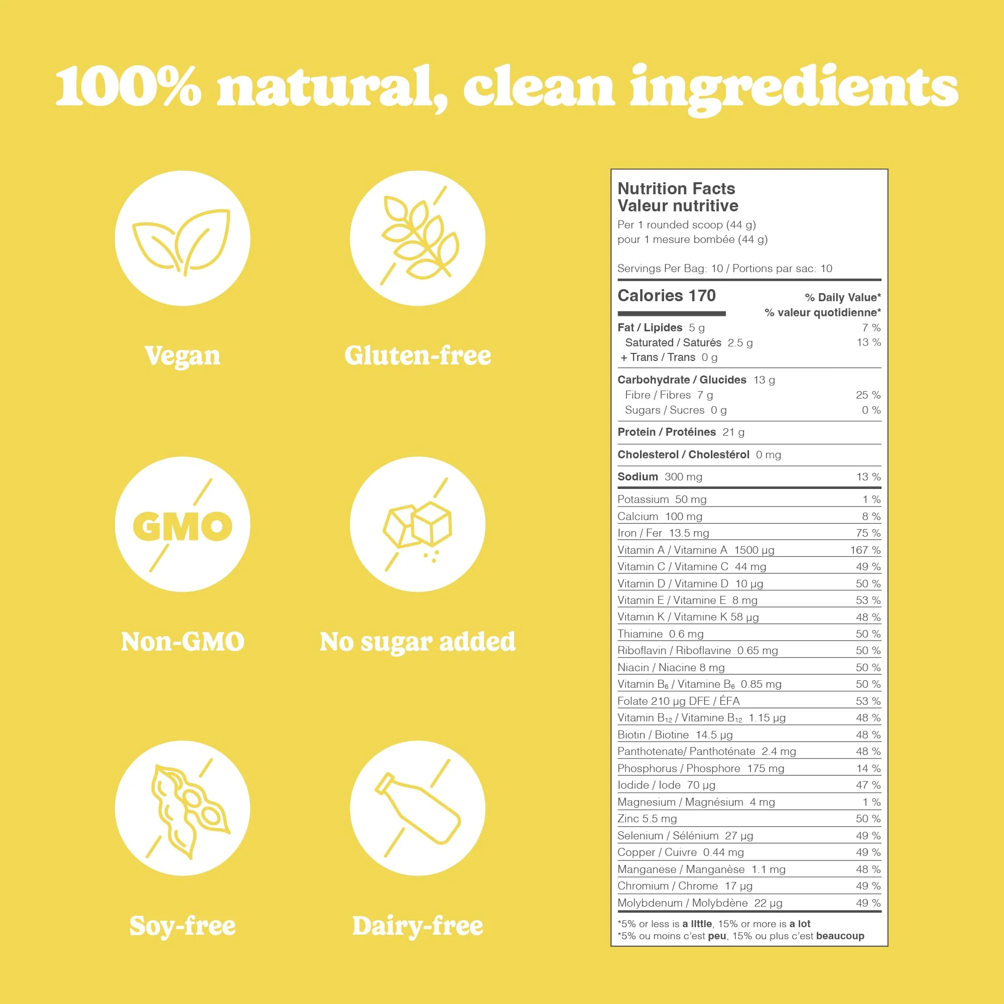 Good Protein – Bananas & Cream All-in-One Vegan Protein Powder – 880g - Canadian Distribution - Ships Free Within Canada on Orders Above CAD $199 - Image 3
