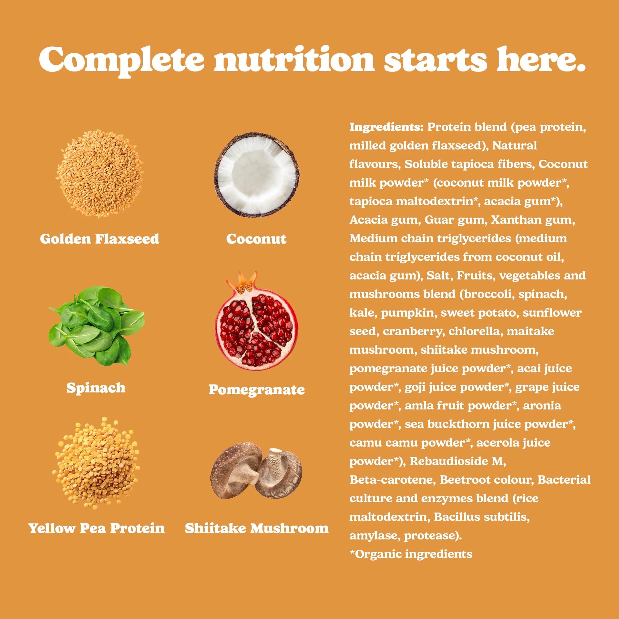 Good Protein - Salted Caramel - Vegan Plant-Based Protein Powder - 440g - Canadian Distribution - Ships Free Within Canada on Orders Above CAD $199 - Image 2