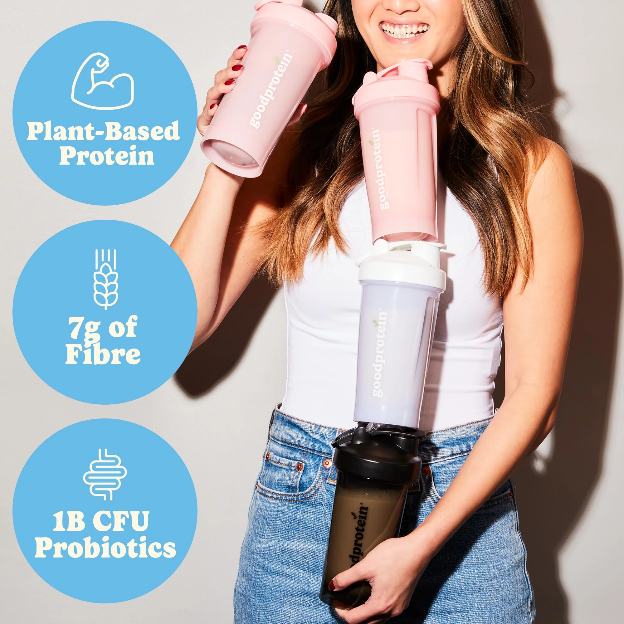 Good Protein – Vegan All-in-One Protein Shake – Mint Chocolate Chip – 880g - Canadian Distribution - Ships Free Within Canada on Orders Above CAD $199 - Image 5
