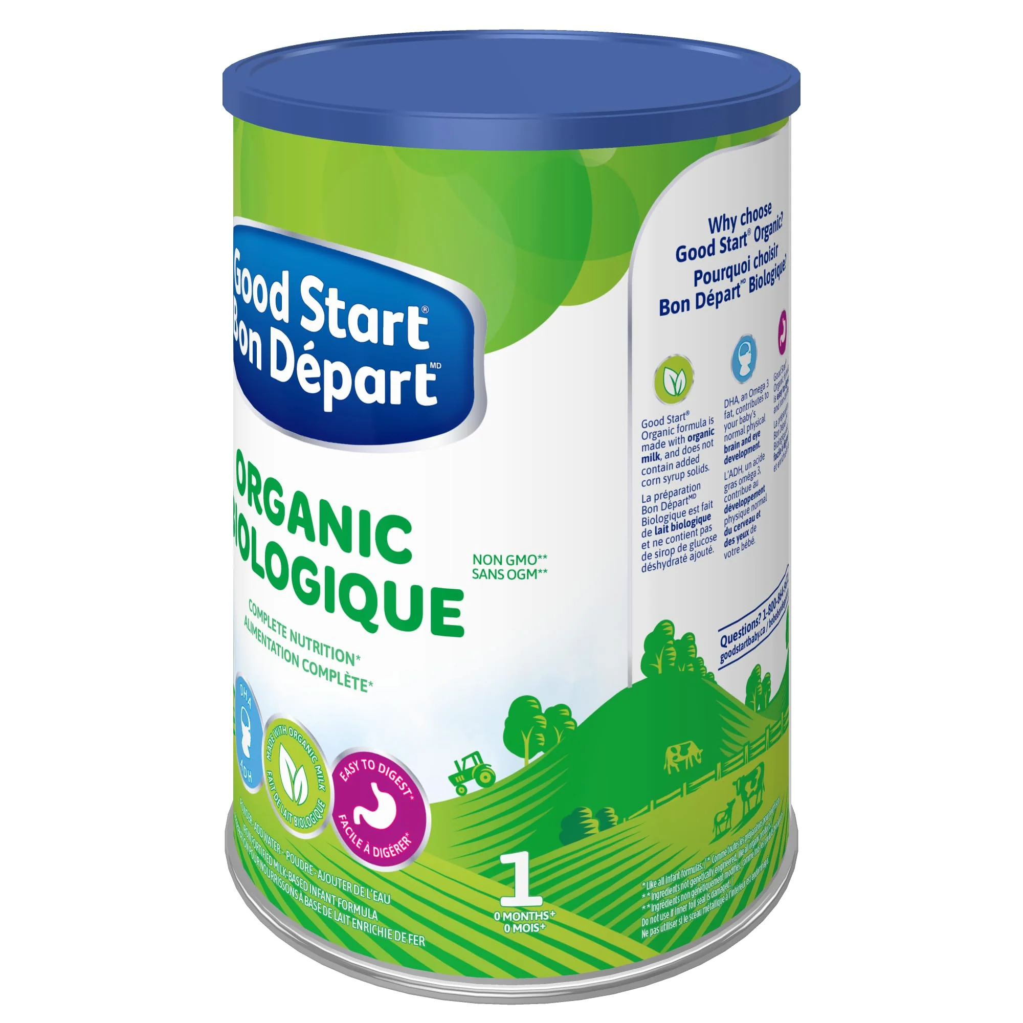 Good Start Organic Iron Fortified Milk-Based Infant Formula Powder, 800g - Canadian Distribution - Ships Free Within Canada on Orders Above CAD $199 - Image 5