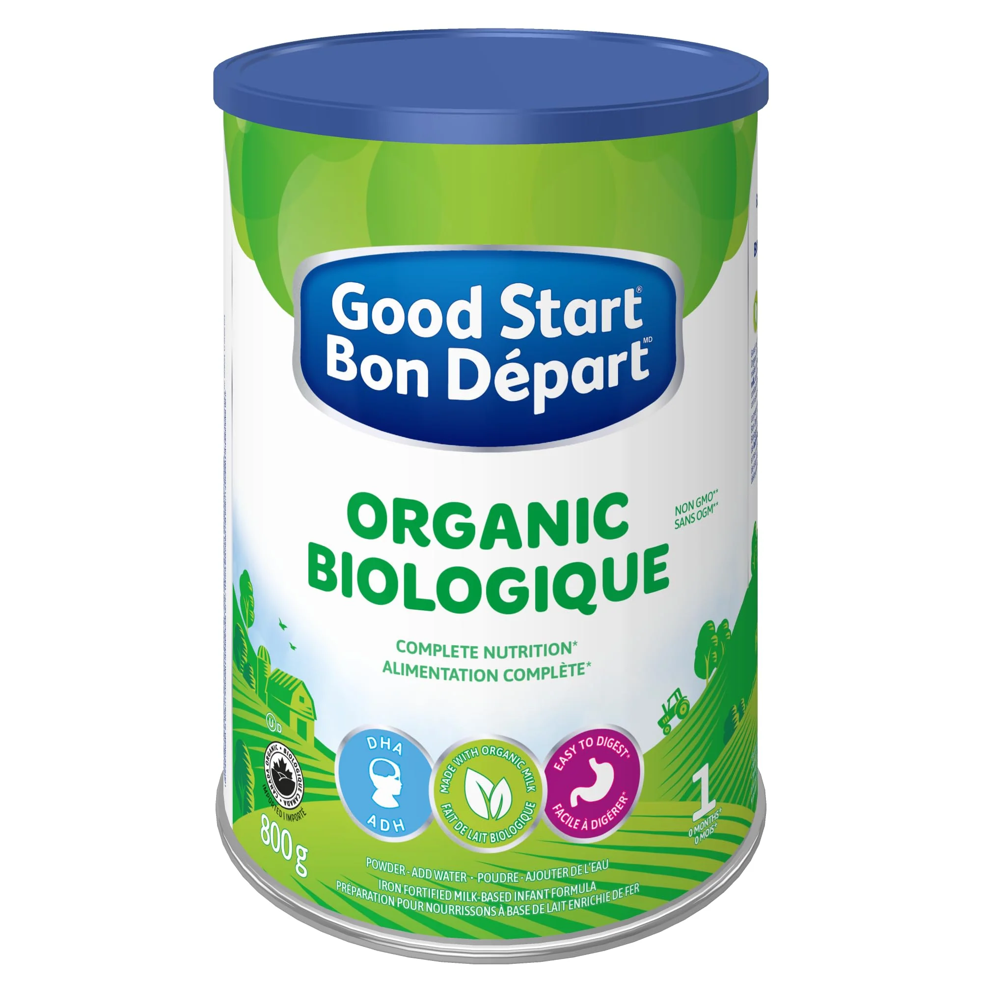 Good Start Organic Iron Fortified Milk-Based Infant Formula Powder, 800g - Canadian Distribution - Ships Free Within Canada on Orders Above CAD $199 - Image 8