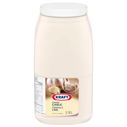 Garlic Creamy Dressing - Kraft - Foodservice - 2 x 3.78L/Case - Ships Free Within Canada on Orders Above CAD $199
