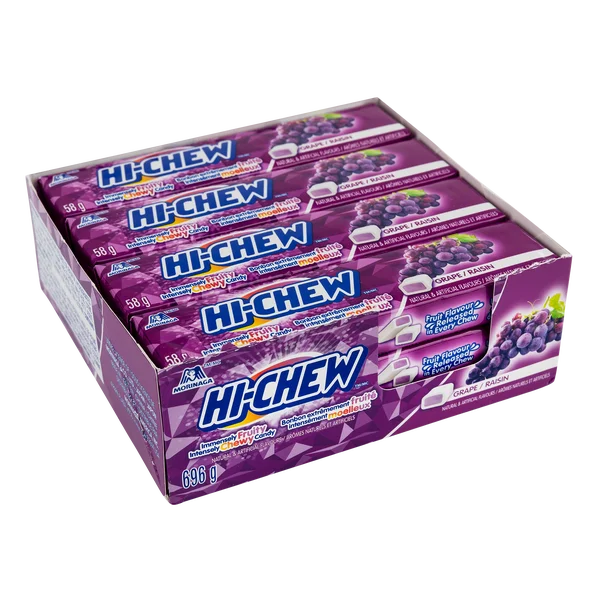 Grape Candy - 48 × 58 g - Hi-Chew - Canadian Distribution - Ships Free Within Canada on Orders Above CAD $199 - Image 2