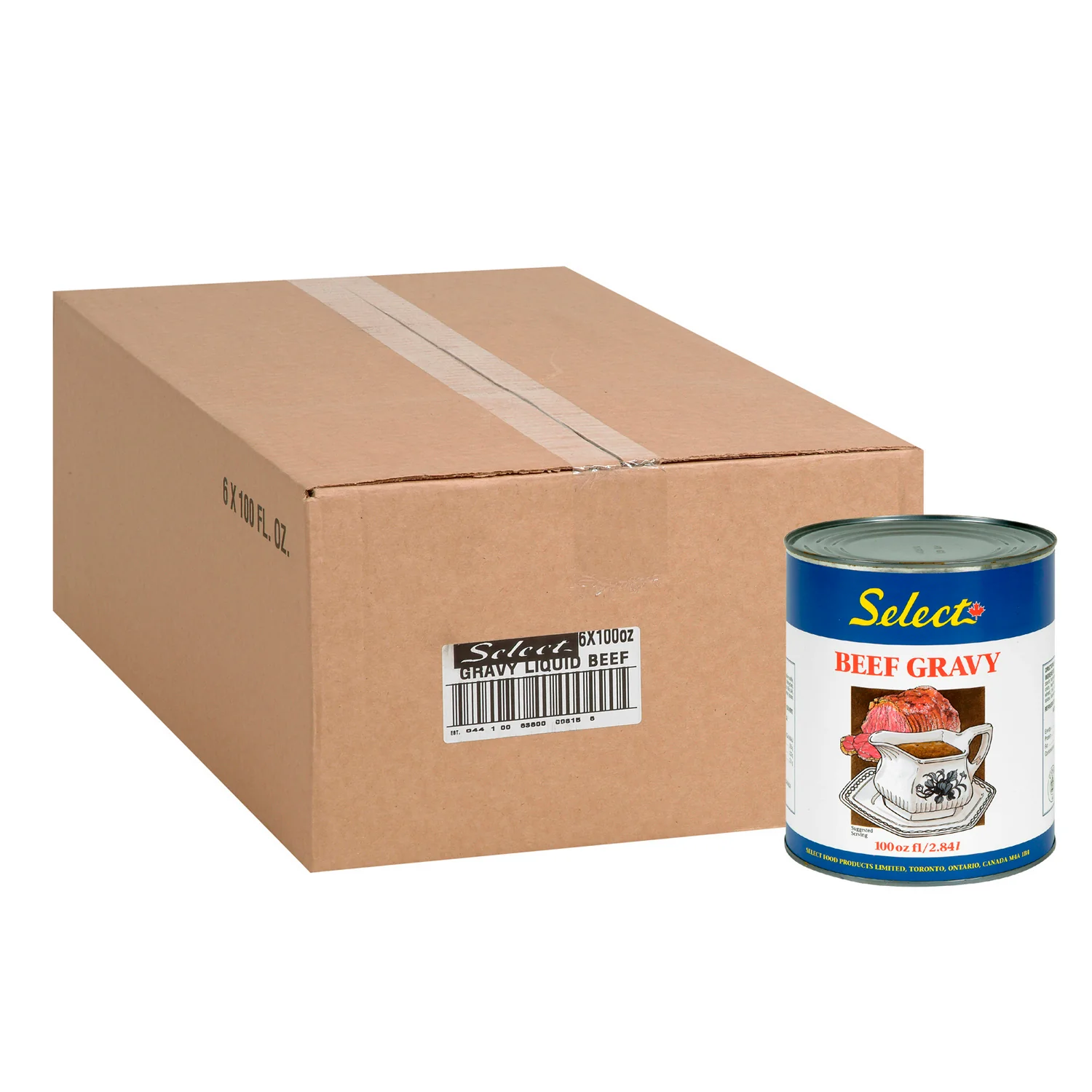 Gravy Beef Ready To Serve - 6 x 100 oz - Select Food Pro - Restaurant and Foodservice Ingredients - Canadian Distribution - Ships Free Within Canada on Orders Above CAD $199 - Image 3