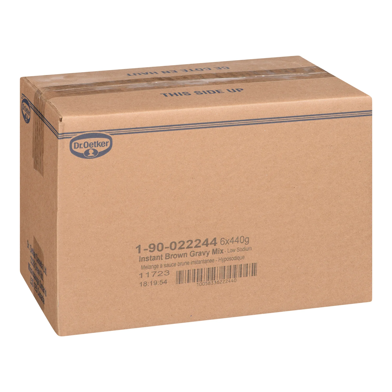 Gravy Brown Mix Instant Low-Sodium - 6 x 440 g - Oetker - Restaurant and Foodservice Ingredients - Canadian Distribution - Ships Free Within Canada on Orders Above CAD $199 - Image 2
