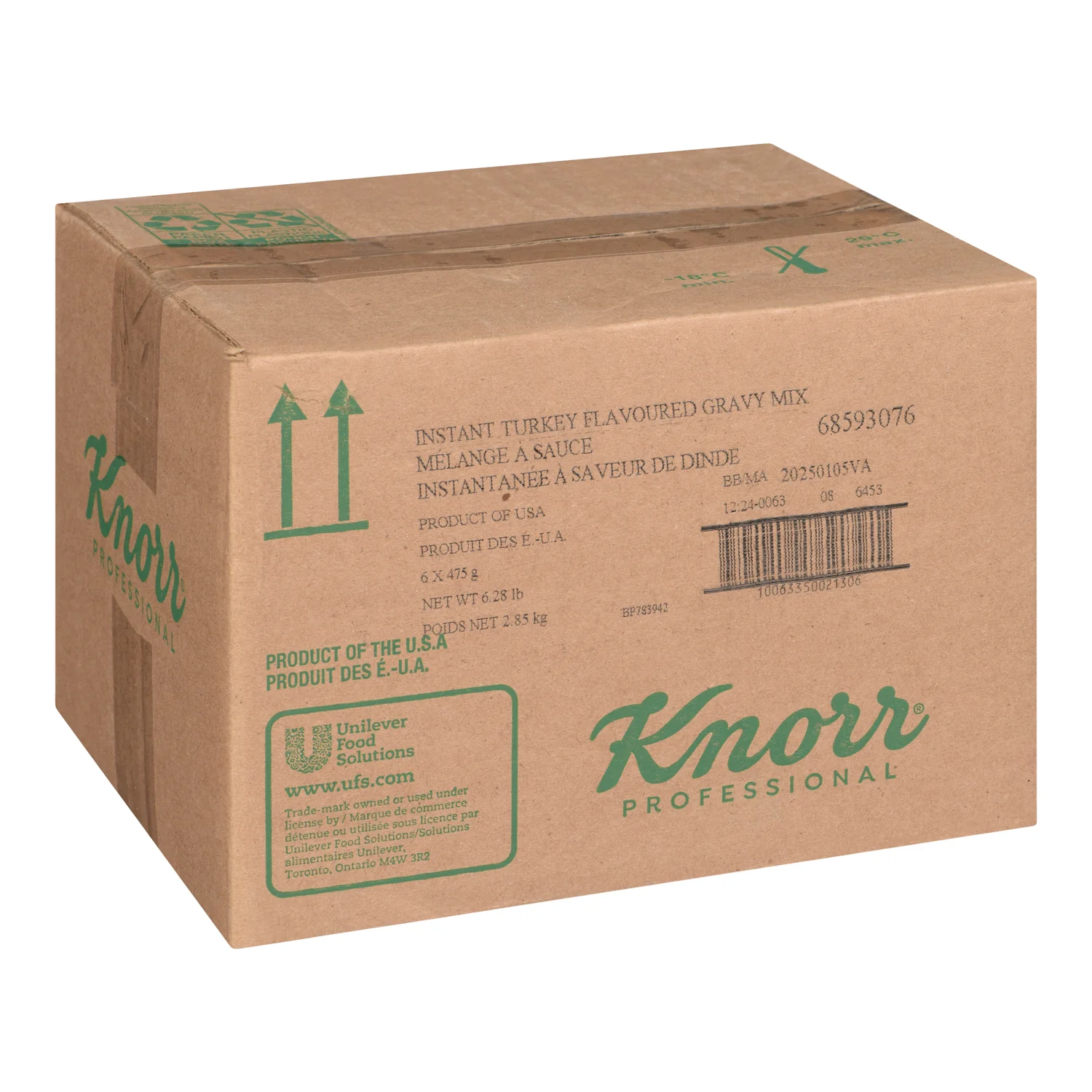 Gravy Turkey Instant - 6 x 475 g - Knorr Swiss - Restaurant and Foodservice Ingredients - Canadian Distribution - Ships Free Within Canada on Orders Above CAD $199 - Image 2