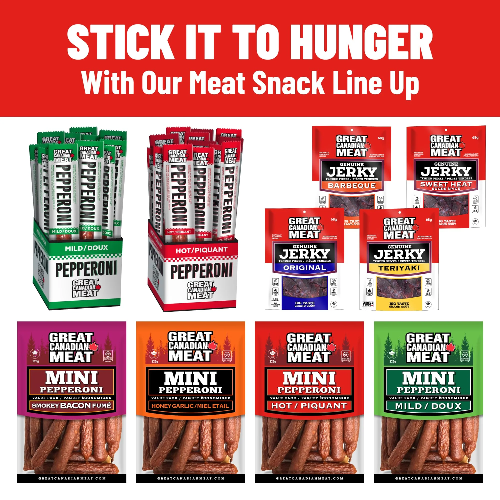 Great Canadian Meat – Mild Pepperoni Sticks – 18 x 22g - Canadian Distribution - Ships Free Within Canada on Orders Above CAD $199 - Image 2