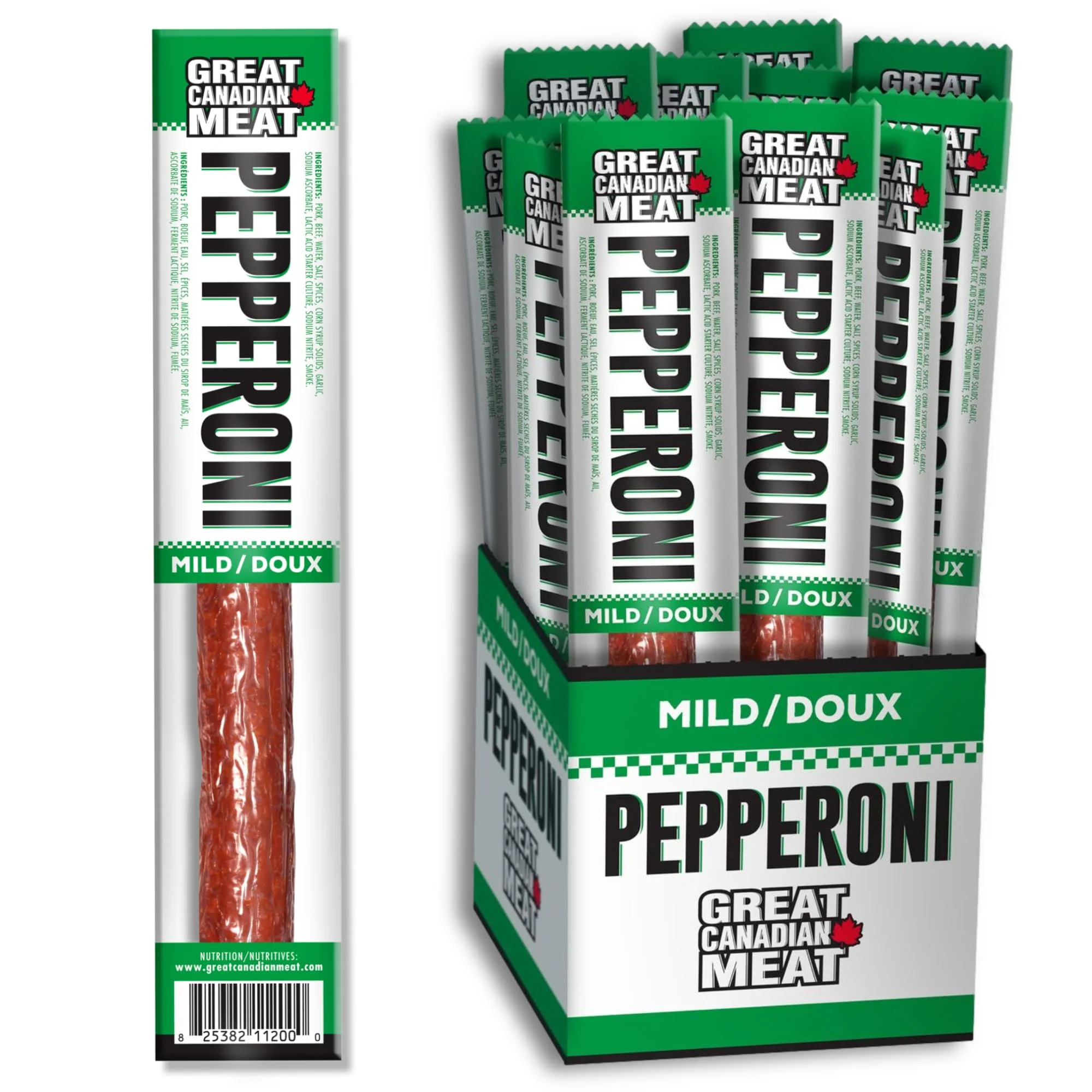 Great Canadian Meat – Mild Pepperoni Sticks – 18 x 22g - Canadian Distribution - Ships Free Within Canada on Orders Above CAD $199 - Image 3