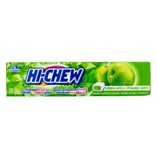 Green Apple Candy - 48 × 58 g - Hi-Chew - Canadian Distribution - Ships Free Within Canada on Orders Above CAD $199 - Image 2