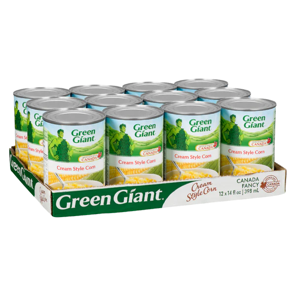 Green Giant Cream Corn - 48 x 398 ml - Grocery and Food Items - Canadian Distribution - Ships Free Within Canada on Orders Above CAD $199 - Image 2