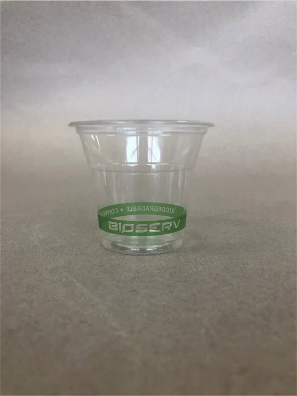 Green Label PLA Gelato / Ice Cream / Sundae / Parfait Cold Cup 76mm - 5/7/9 oz - 2000cs BPI - Disposable Take Away Food Packaging - Canadian Distribution