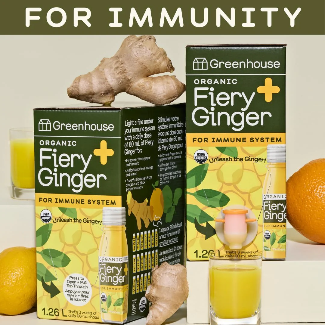 Greenhouse Juice – Fiery Ginger Wellness Shot – 1.26 L, 2 Pack – Ships Free Within Canada on Orders Above CAD $199 - Image 4
