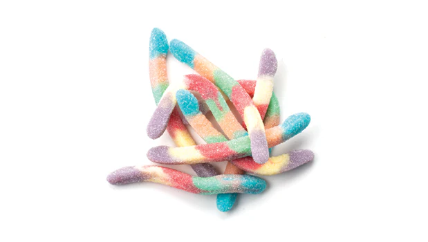 Gummy Worms Multicolored - 26.5 LB Box - Premium Candies & Gummies - Ships Free Within Canada on Orders Above CAD $199