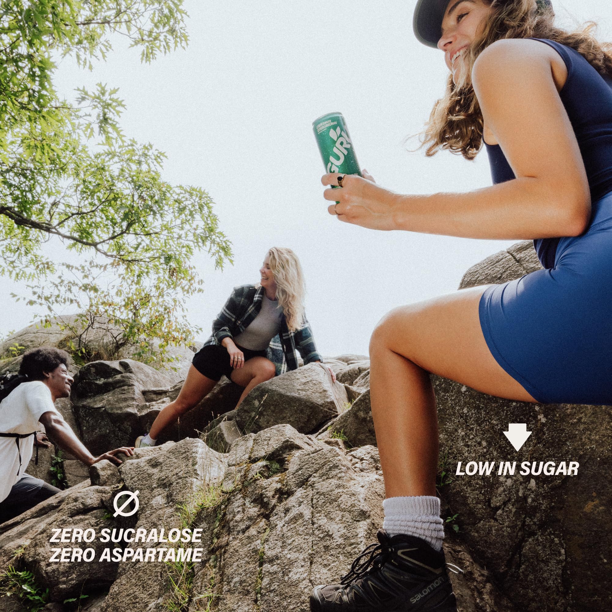 GURU – Matcha Energy Drink – Lemon Ginger – 24 × 355 ml - Canadian Distribution - Ships Free Within Canada on Orders Above CAD $199 - Image 4