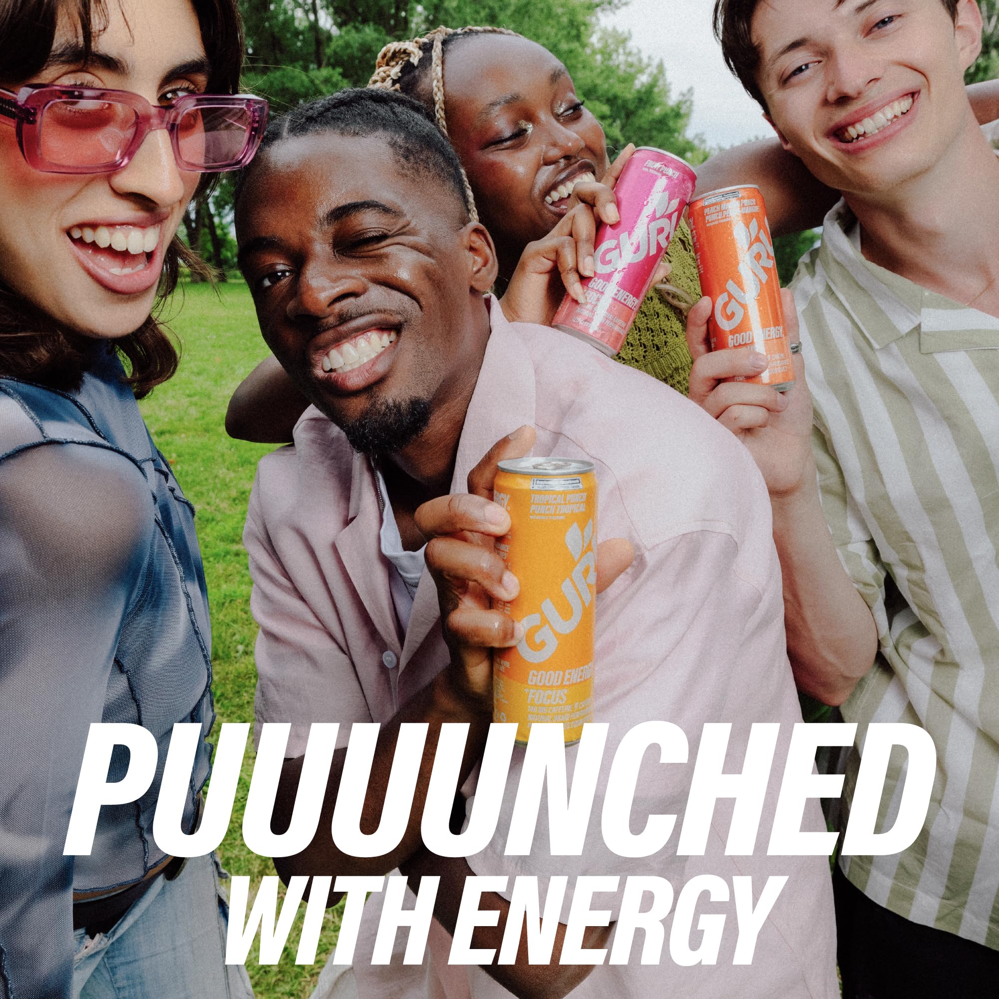 GURU – Organic Energy Drink – Tropical Punch – 24 × 355mL – Plant based caffeine - Canadian Distribution - Ships Free Within Canada on Orders Above CAD $199 - Image 2