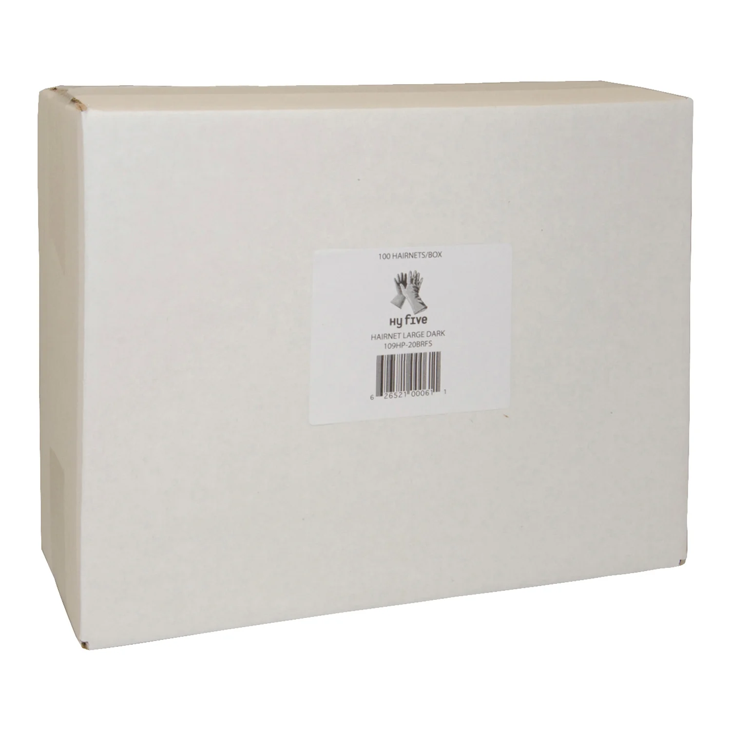 Hairnet Nylon Large Dark - 1 x 100 count - Hy-five - Packaging and Accessories - Restaurant Supplies and Equipment - Canadian Distribution