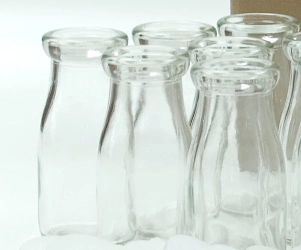 Half Pint (236ml) Glass Bottles and Lids Combo Pack - 24 half pint bottles and 36 clear 56 mm Frigiseal lids per case - Ships Free Within Canada - Image 2