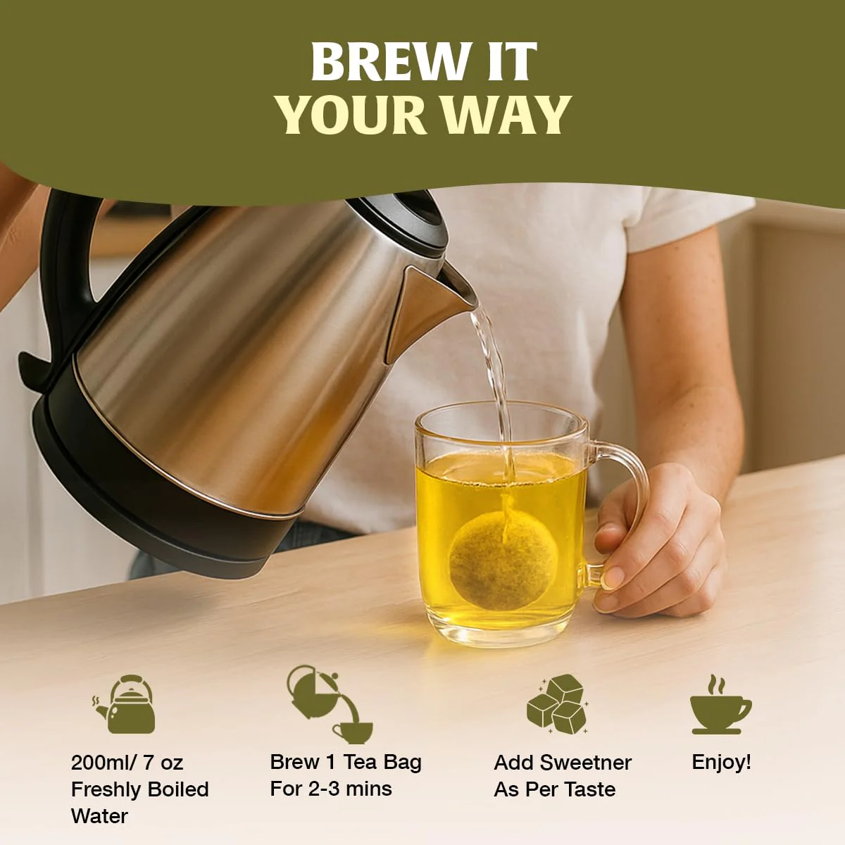 HANDPICK Fennel Tea Bags - 100 Count Herbal Tea, Caffeine-Free, Pure Whole Fennel Seeds - Canadian Distribution - Ships Free Within Canada on Orders Above CAD $199 - Image 3