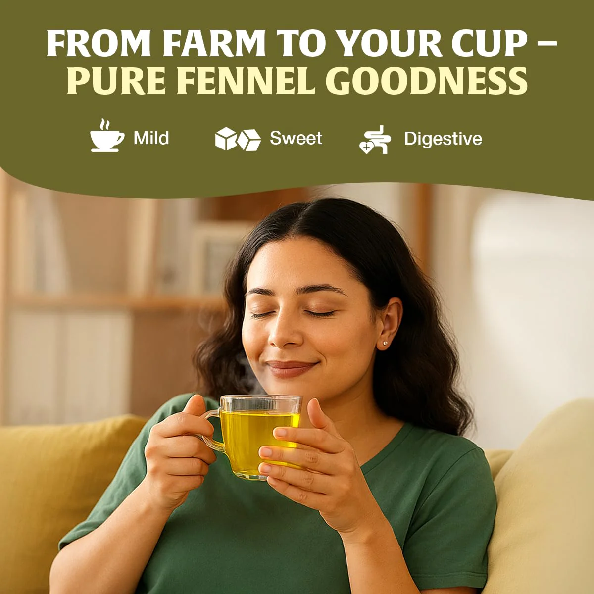 HANDPICK Fennel Tea Bags - 100 Count Herbal Tea, Caffeine-Free, Pure Whole Fennel Seeds - Canadian Distribution - Ships Free Within Canada on Orders Above CAD $199 - Image 6